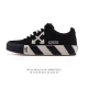 公司级 独家实拍Off-White Out Of Office 低帮系带时尚板鞋 德训鞋 休闲运动鞋 街头运动元素 双色设计 标志性Arrows图案标志性Zip