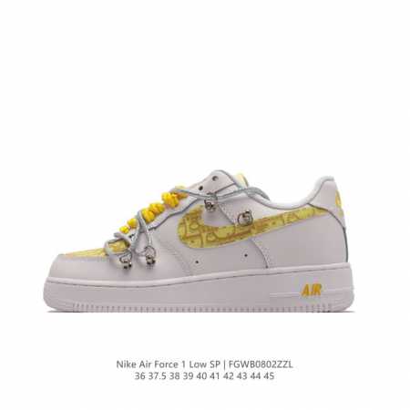 耐克 Nike Air Force 1 '07 空军一号 Af1 解构绑带 双鞋带 男女子运动鞋复古篮球鞋。巧妙结合复古美学和新潮魅力，旨在致敬 40 年来风靡 - 点击图像关闭