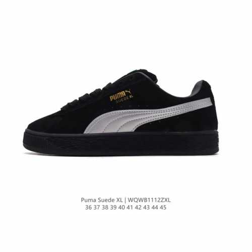 彪马Puma Suede Xl 低帮复古轻便透气防滑减震休闲鞋 小白鞋 厚底增高运动板鞋 类型：男女鞋 尺码: 36-45 货号：398708-01 编码：Wq