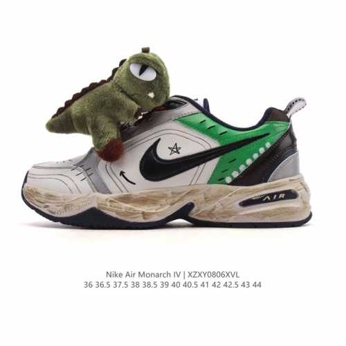 公司级 耐克 Nike Air Monarch Iv男女子训练鞋厚底老爹鞋休闲复古运动鞋。Nike Air Monarch Iv 运动鞋为你打造出众的训练装备，