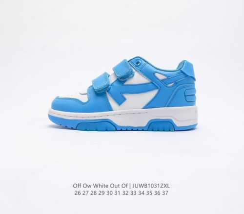 童鞋 当红美潮,儿童运动鞋 设计师独立品牌off-White C O Virgil Abloh Out Of Office Low-Top Leather Ow