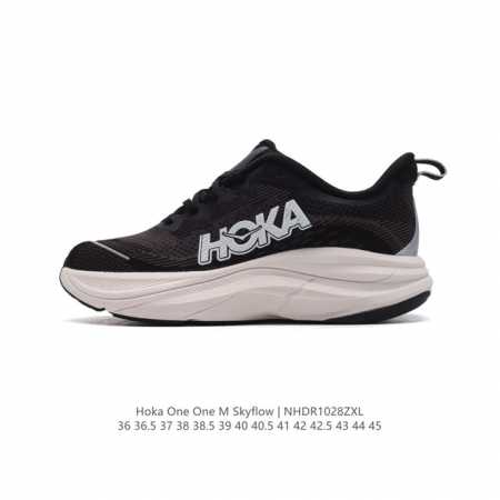 公司级 HOKA ONE ONE Skyflow 匠心独运的运动跑鞋 厚底增高老爹鞋 HOKA Skyflow 采用了精致的纱架提花鞋面，缔造出一种宛如量身定制 - 点击图像关闭