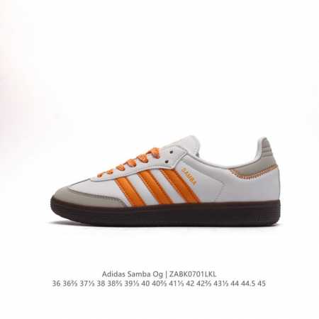 阿迪达斯 德训鞋 ADIDAS ORIGINALS SAMBA OG SHOES 经典运动鞋小白鞋 T头鞋 女鞋 彰显休闲摩登风情的时尚经典鞋。它诞生于50年代 - 点击图像关闭