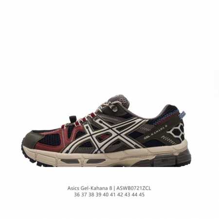 Asics 亚瑟士 Gel-Kahana 8 男女鞋越野跑步鞋抓地稳定运动鞋缓震耐磨跑鞋。Gel-Kahana系列为实用级越野跑鞋，融合机能和户外潮流强势回归， - 点击图像关闭