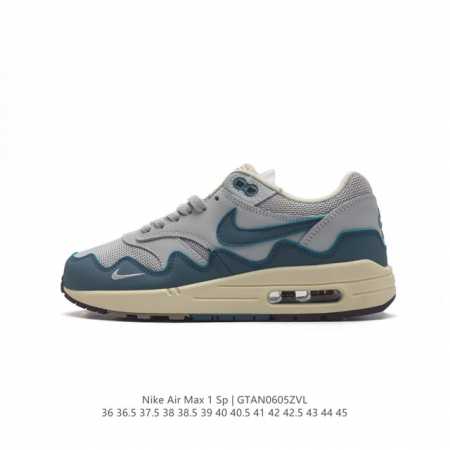 耐克 Nike Air Max 1 P 男女子运动鞋缓震慢跑鞋，由 Nike 与阿姆斯特丹服饰品牌 Patta 联袂打造，将你挚爱的经典外观与荷兰品牌的反叛精神 - 点击图像关闭