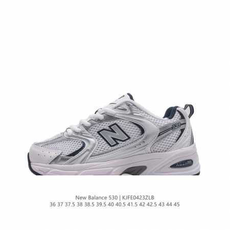 真标 新百伦 Nb530 New Balance 530 复跑古鞋nb530这鞋双确实是nb家经复典古款式之一，以全科新技诠释，成打功造530鞋款。鞋面保在持5 - 点击图像关闭