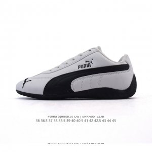 puma Speedca Og 彪马极速赛车系列低帮德训风拼接复古百搭休闲运动赛车鞋 鞋款从80、90年代赛车手所穿的防火赛车鞋为原型，鞋身线条模仿了赛车的流线