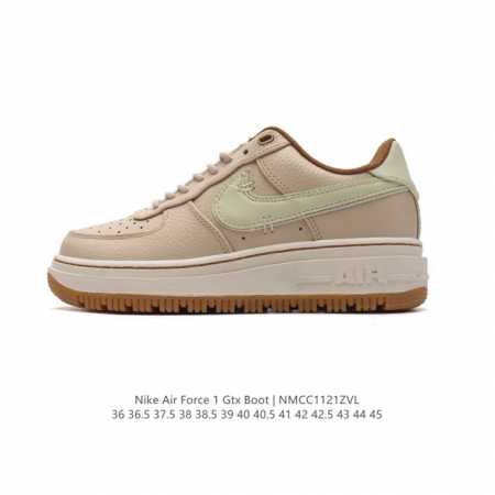 空军一号nike Air Force 1 Gtx Boot 防溅水板鞋防水机能空军一号篮球鞋 厚底增高魔术贴 低帮运动板鞋，Nike 为此将经典鞋款 Air F - 点击图像关闭