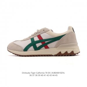 Onitsuka Tiger 鬼塚虎 经典款California 78 Ex 男女士复古慢跑鞋运动休闲鞋厚底复古减震慢跑鞋，Onitsuka Tiger Cal