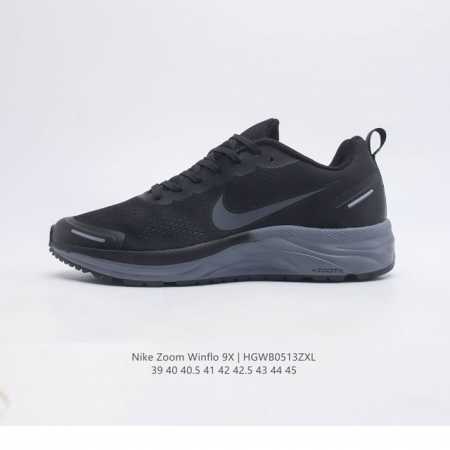 耐克nike Air Zoom Winflo 9X登月系列网透面气 训跑练步鞋 内置zoom气垫 脚回感弹感受非常直接。 货号：Cz6720 尺码：39-45含 - 点击图像关闭