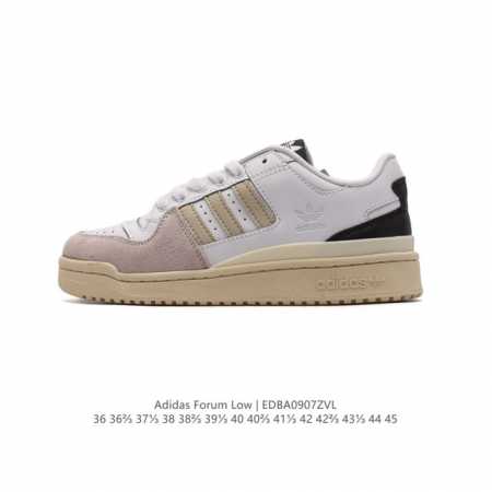 Adidas 阿迪达斯 Forum 84 Low Shoes 饰有摩登细节的forum 经典板鞋运动鞋休闲篮球运动板鞋。当adidas Forum篮球鞋初次登上 - 点击图像关闭