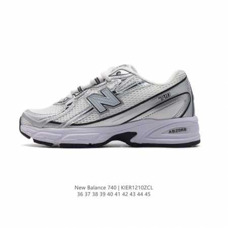 New Balance Mr740 Nb新百伦系列复古老爹风休闲运动慢跑鞋。采用轻质牛剖革拼接透气网眼衬垫织物鞋面材质 T-Beam大底提供足步弓支撑 保持步态 - 点击图像关闭