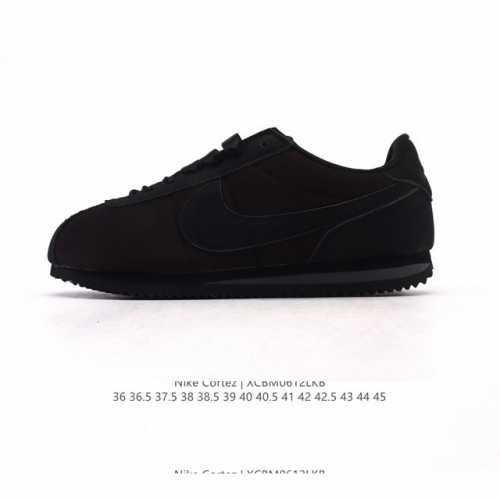 新款 耐克 Nk Classic Cortez Leather 阿甘复古初代皮革运动慢跑鞋。Nike Classic Cortez 鞋款是 Nike 元年款跑步