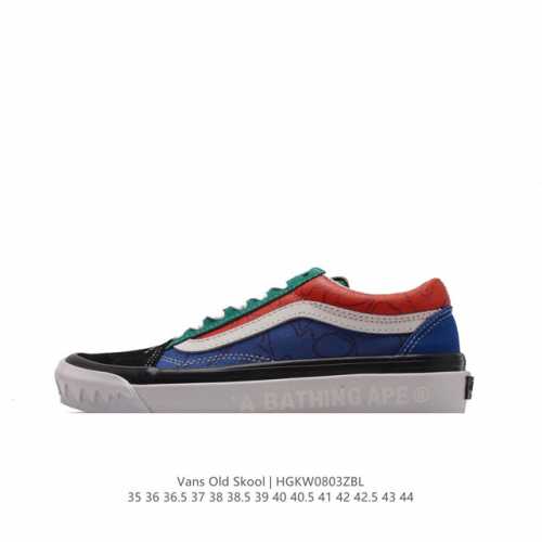 万斯 Vans Og Oid Skool百搭休闲低帮运动滑板鞋 。其实style 36就是现在风靡潮流的vans鞋款old Skool的og版本。历经岁月洗礼的