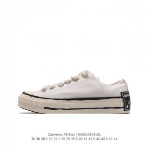 converse All Star 低帮男女鞋厚底增高 一星匡威全明星复古 休闲运动硫化百搭板鞋 经典帆布鞋学院风学生鞋 这个系列是匡威最古老的系列了。是匡威品