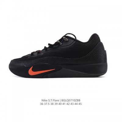 新品 耐克 Nike S.T. Flare运动训练篮球鞋 Ih7327-080 气焰防滑耐磨缓震舒适透气男女子低帮运动篮球鞋红黑色 Hf0232-600红黑 该