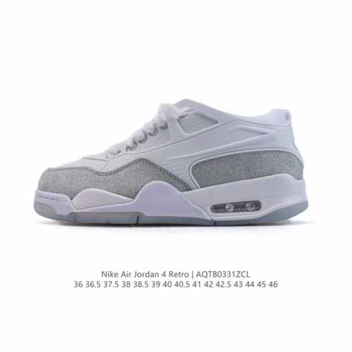 耐克 Nike Air Jordan 4 Retro Og迈克尔 乔丹Aj4代乔4 低帮复古休闲运动文化篮球鞋。秉承轻量化的速度型篮球鞋设计思想完成设计，降低重