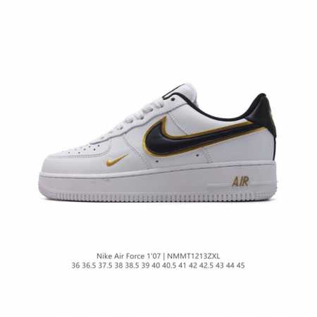 耐克 Nike Air Force 1 '07 Low 空军一号含气垫 小白鞋 低帮百搭厚底增高休闲运动板鞋。柔软、弹性十足的缓震性能和出色的中底设计，横跨复古 - 点击图像关闭