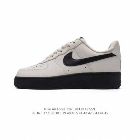 耐克 Nike Air Force 1 '07 Low 空军一号含气垫 小白鞋 低帮百搭厚底增高休闲运动板鞋。柔软、弹性十足的缓震性能和出色的中底设计，横跨复古 - 点击图像关闭
