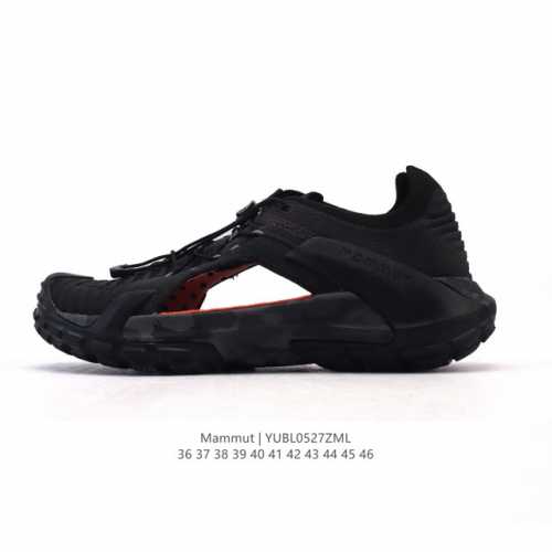 新品公司级 猛犸象 Mammut Hueco 户外跑远足轻薄 溯溪鞋 男款男士夏季户外运动缓冲舒适轻便登山凉鞋 00721男子户外凉鞋 透气针织面料 具有良好的
