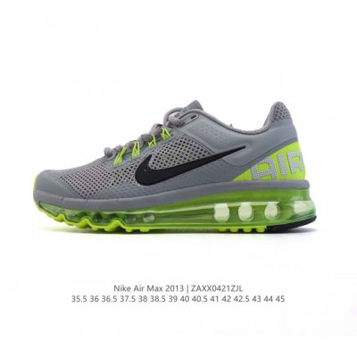 公司级 耐克 Nike Air Max 系列经典人气单品强势回归。Nike Air Max 2013 男女子气垫运动鞋 厚底增高跑步鞋，延续以往的时尚格调和运动