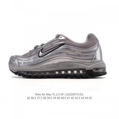 公司级 Nike耐克男女鞋 秋冬款 Cdg X Nike Air Max Tl 2.5 联名款复古风气垫跑鞋 缓震运动鞋 侃爷亲穿同款！鞋身自带大量 3M 反光