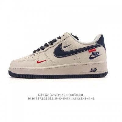 公司级 新款 Af1耐克 Nike Air Force 1 ‘07 Low 空军一号 气垫厚底增高百搭运动板鞋 原楦头原纸板 小白鞋 打造纯正空军版型，专注外贸