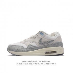 真标 耐克 Nike Air Max 1 男女子运动鞋气垫缓震慢跑鞋 从法国建筑中汲取设计灵感，兼具运动风范和时尚格调，是此系列起初搭载 Air 的鞋款。疾速外