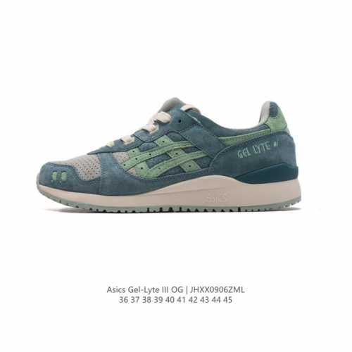 公司级 Asics 亚瑟士 Gel-Lyte Iii 运动鞋 男女休闲鞋复古运动鞋轻便舒适简约复古又百搭。材质选择了大面积麂皮与网眼面料打造，保证了质感与透气性