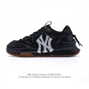 170 全新2024新款，Ny美国榄球洋基队New York Yankees X Mlb Chunky Runner Liner 莱纳系列低帮厚底老爹风透气舒适