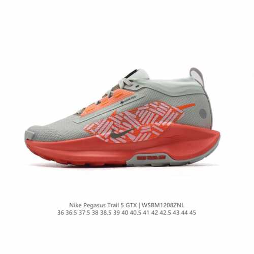 公司级 耐克 Nike Pegasustrail5 男女同款越野跑步鞋夏新款耐克飞马该鞋款搭载出众回弹的 Reactx 泡绵中底，多种地面，皆可轻松驾驭。采用别