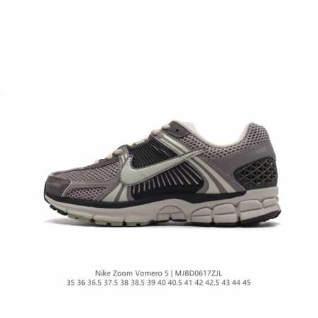 Nike 耐克夏季 Zoom Vomero 5 运动鞋休闲训练跑步鞋。Nike Zoom Vomero 5 男女子运动鞋妥帖包覆足部，提供透气支撑效果。耐穿材料 - 点击图像关闭