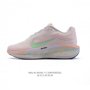 160 耐克(Nike) 2024新款Zoom Winflo 11运动休闲轻便缓震气垫跑步鞋公路跑步鞋 飞线贾卡轻质透气休闲运动鞋。无论你是习惯每周畅跑的经验跑