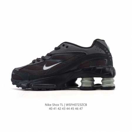 耐克 Nike Shox Tl 男子运动鞋厚底增高老爹鞋，令机械力学缓震性能跃升新层次。采用透气网眼鞋面和全掌型 Nike Shox 技术，革新演绎经典 200 - 点击图像关闭