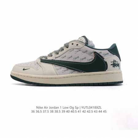 公司级 真标 耐克 Nike Air Jordan 1 Low Og Sp Military Blue Aj1乔1倒勾 2025年新款 蛇年新款 蛇纹低帮篮球鞋 - 点击图像关闭