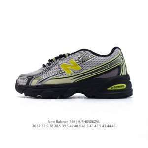 180 new Balance Mr740 Nb新百伦系列复古老爹风休闲运动慢跑鞋。采用轻质牛剖革拼接透气网眼衬垫织物鞋面材质 T-Beam大底提供足步弓支撑