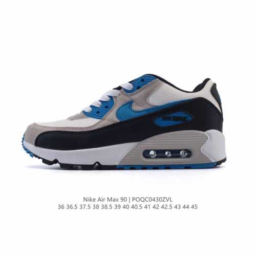 nike耐克运动鞋 Air Max 90 健身运动跑鞋休闲鞋 复古风十足！Air Max 90 作为 Nike 旗下最经典的鞋型之一，凭借着百搭的造型，获得众多