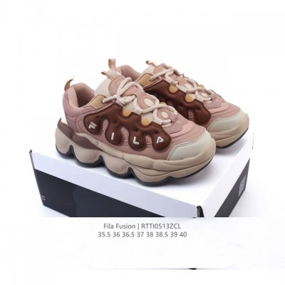 斐乐 女款老爹鞋 Fila Fusion 厚底增高百搭运动鞋 意大利百年经典运动品牌，网红单品 小红书推荐爆款 Fila斐乐新款小白鞋斐乐潮牌文化街头风运动鞋，