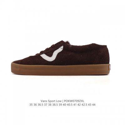 Vans 万斯 范斯Vans Sport Low运动系列复古低帮硫化滑板板鞋 经典低帮运动休闲鞋滑板鞋帆布鞋 男女鞋真标硫化工艺，原装铝楦数据开发鸟嘴楦型版本夏