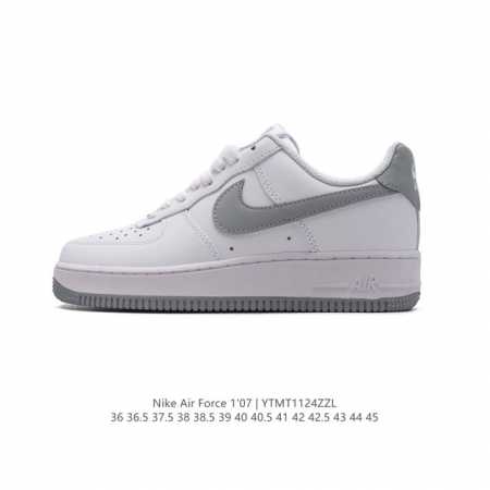 耐克 Nike Air Force 1 '07 Low 空军一号含气垫 小白鞋 低帮百搭厚底增高休闲运动板鞋。柔软、弹性十足的缓震性能和出色的中底设计，横跨复古 - 点击图像关闭