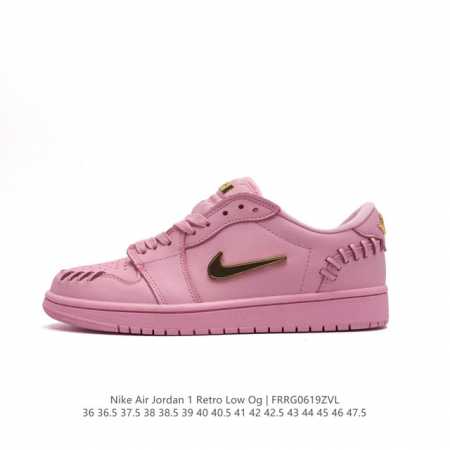 耐克 乔丹air Jordan 1 Low Aj1 乔1 乔丹1代aj1 低帮复古文化休闲运动篮球鞋。该鞋款从 1985 年元年款汲取设计灵感，焕新演绎简约经典 - 点击图像关闭