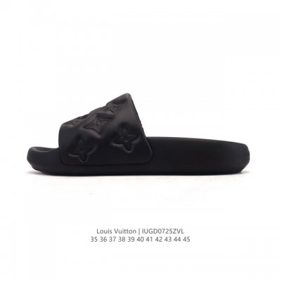 公司级 Louis Vuitton 路易威登 Pool Pillow 舒适休闲 时尚 沙滩鞋 休闲家居拖鞋 Louis Vuitton Pillow 轻便 静音