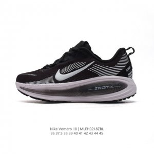 耐克 Nike Vomero 18 厚底增高老爹运动跑步鞋。全新 Vomero 提供比以往更多的緩衝效能以及該系列有史以來最高的鞋底高度，結合 Nike 的 Z