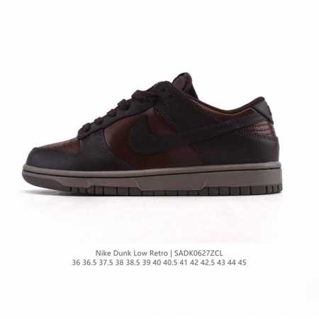 耐克 Nike Sb Dunk Low Pro 男女同款运动鞋复古板鞋。采用柔软皮革拼接鞋面，经久耐穿，塑就如元年款 Dunk 般的复古质感。鞋头透气孔，搭配鞋 - 点击图像关闭