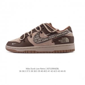 耐克 Nike Dunk Low Retro 运动鞋复古板鞋。作为 80 年代经典篮球鞋款 解构绑带 双鞋带，起初专为硬木球场打造，后来成为席卷街头的时尚标杆，