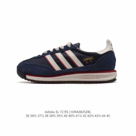 阿迪达斯adidas Sl 72 Shoes 经典复古薄底运动鞋 T头鞋 三叶草复古休闲跑步鞋休闲运动鞋 这款经典运动鞋携复古型格，来访你的活力日常 采用舒爽帆 - 点击图像关闭