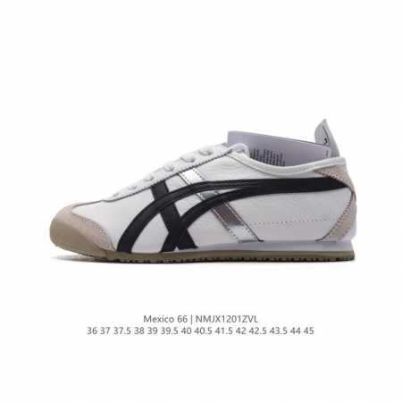 Asics 亚瑟士 男女鞋真标半码制 配足弓鞋垫 日产经典老牌-鬼塚虎 Onitsuka Tiger Mexico 66经典墨西哥系列复古经典百搭板鞋休闲运动鞋 - 点击图像关闭