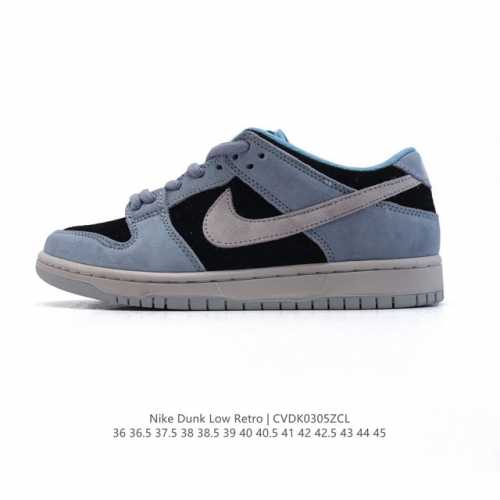 170 【真标】耐克 Nike Sb Dunk Low Pro 男女同款运动鞋复古板鞋。采用柔软皮革鞋面，经久耐穿，塑就如元年款 Dunk 般的复古质感。鞋头透