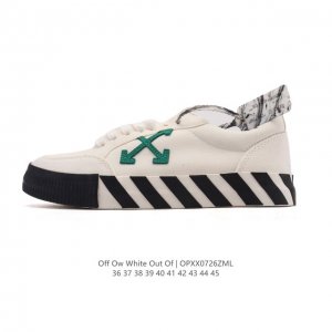 公司级 独家实拍Off-White Out Of Office 低帮系带时尚板鞋 厚底增高小白鞋 街头运动元素 双色设计 标志性Arrows图案标志性Zipti