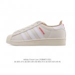 公司级 阿迪达斯 Adidas Superstar 2025年新款鞋子 蛇年新款经典贝壳头系列 新款休闲板鞋潮流男女士运动鞋 。鞋面柔帆布革拼接材质 标志性的贝